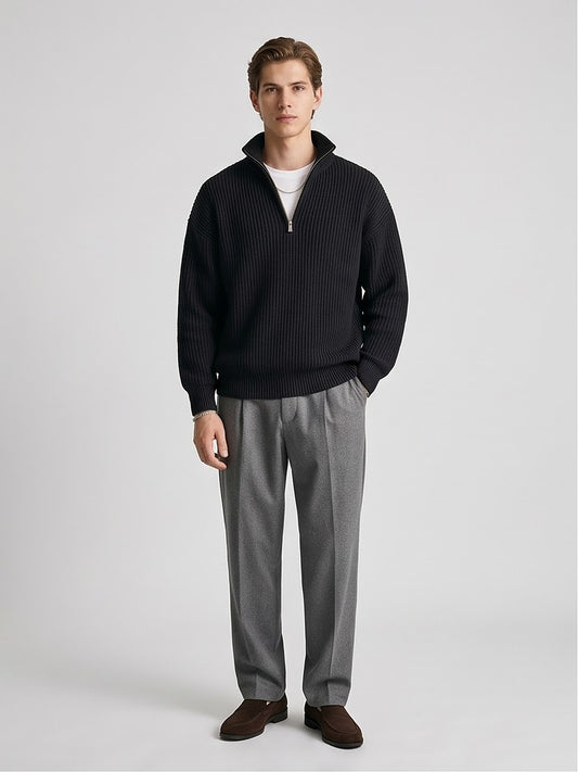 The Alpine Half-Zip Knit