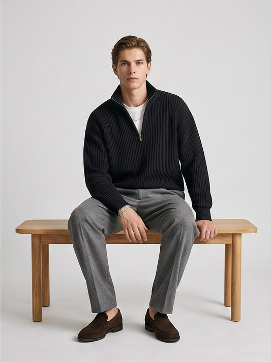 The Alpine Half-Zip Knit