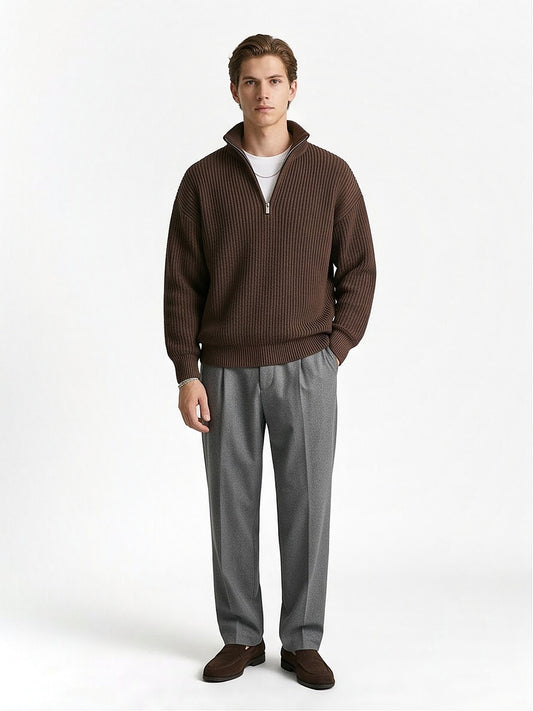 The Alpine Half-Zip Knit
