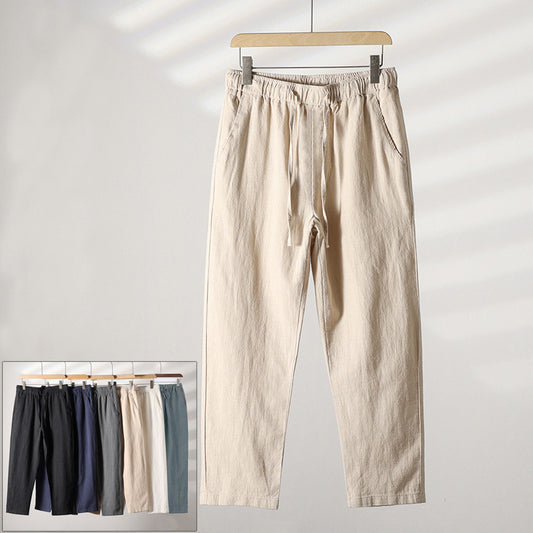 The Positano Linen-Blend Trousers