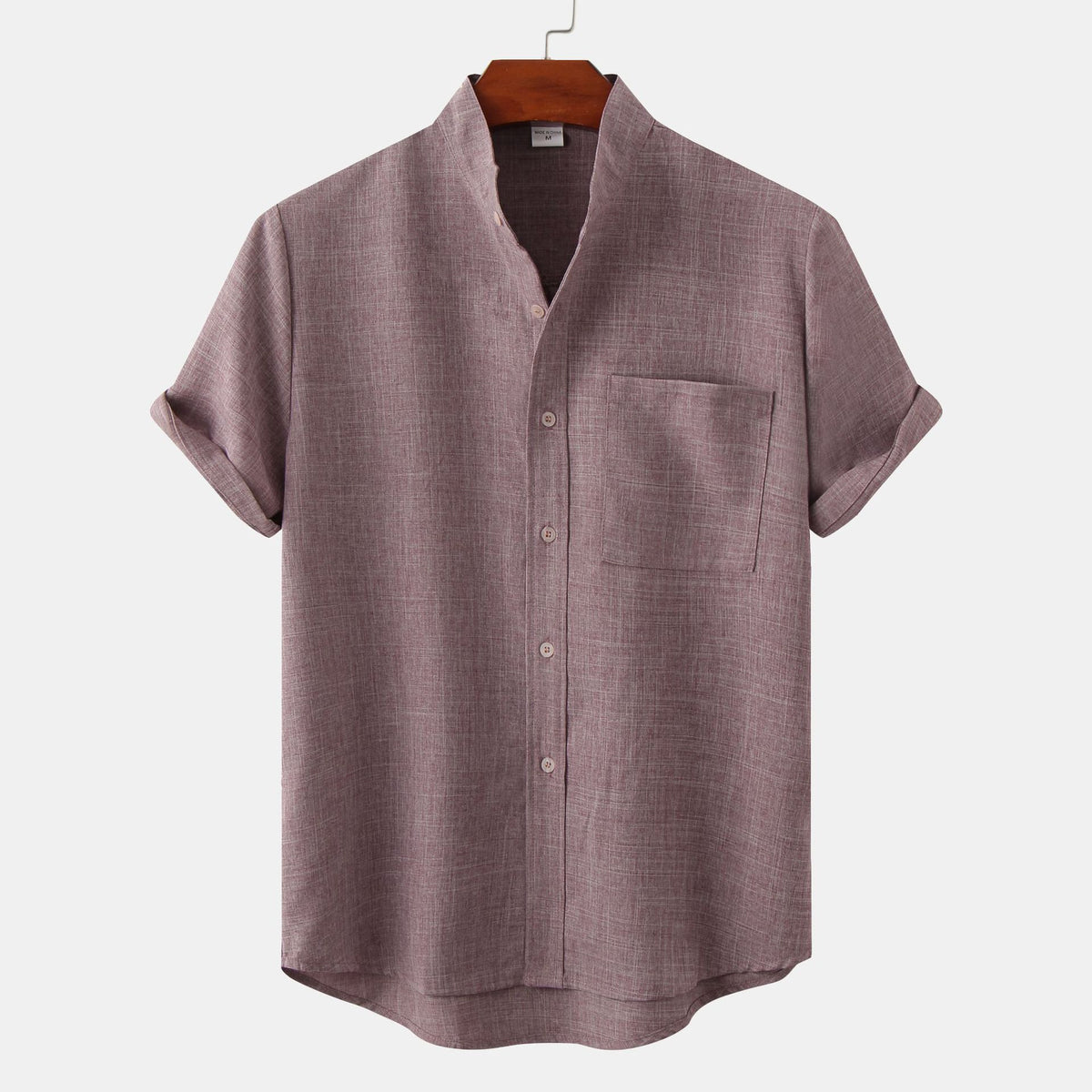 The Cannes Band-Collar Shirt