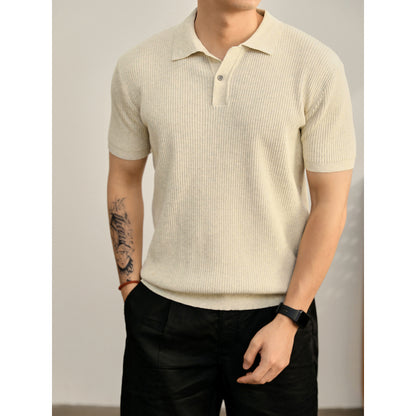 The Amalfi Textured Knit Polo