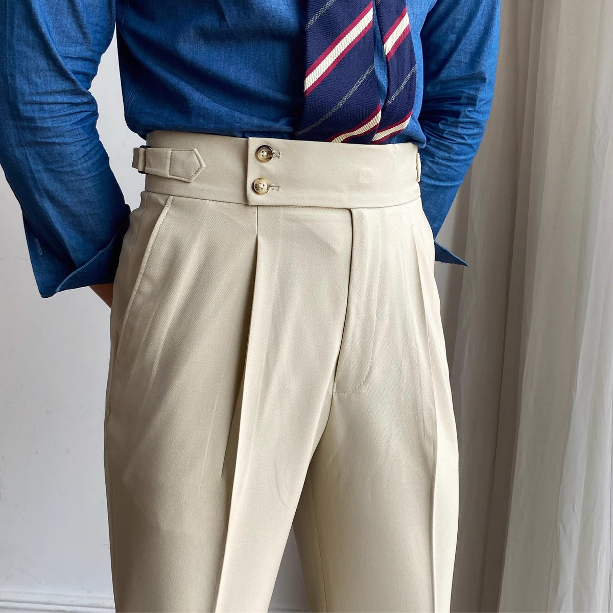 The Mayfair Pleated Trousers