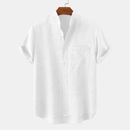 The Cannes Band-Collar Shirt