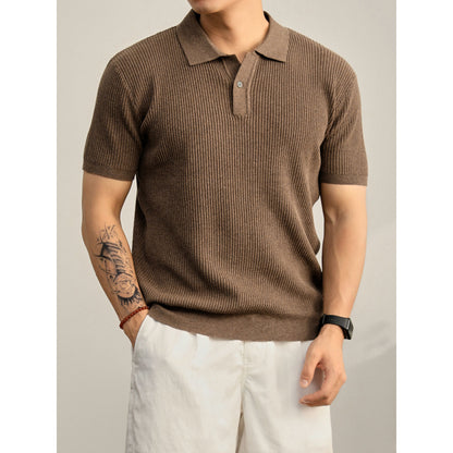 The Amalfi Textured Knit Polo