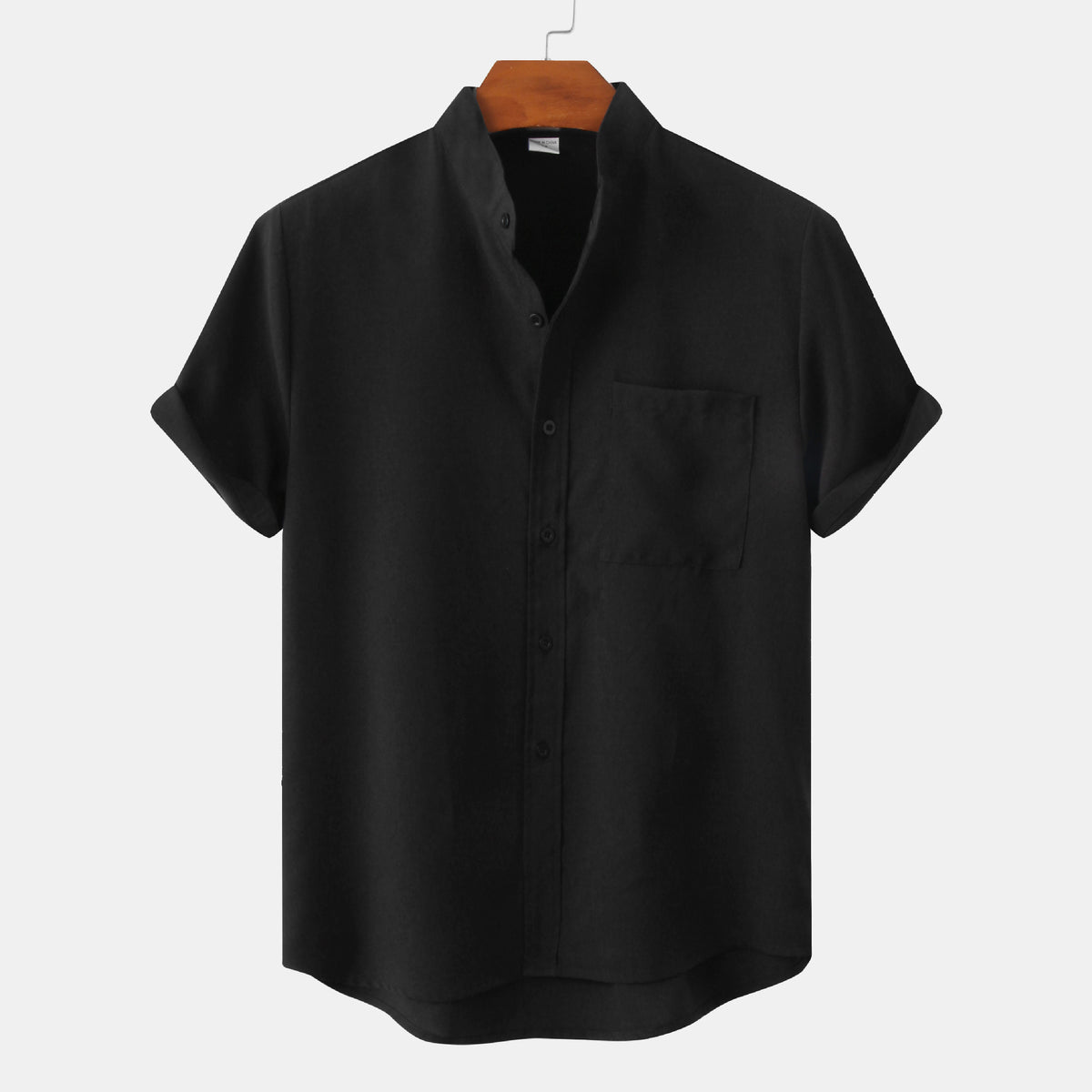 The Cannes Band-Collar Shirt