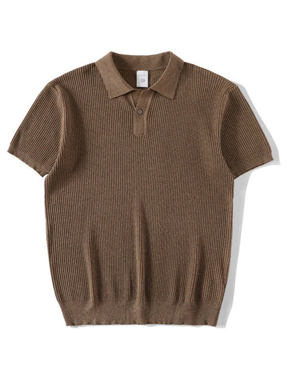 The Amalfi Textured Knit Polo