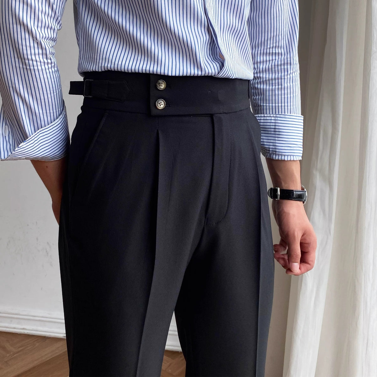 The Mayfair Pleated Trousers