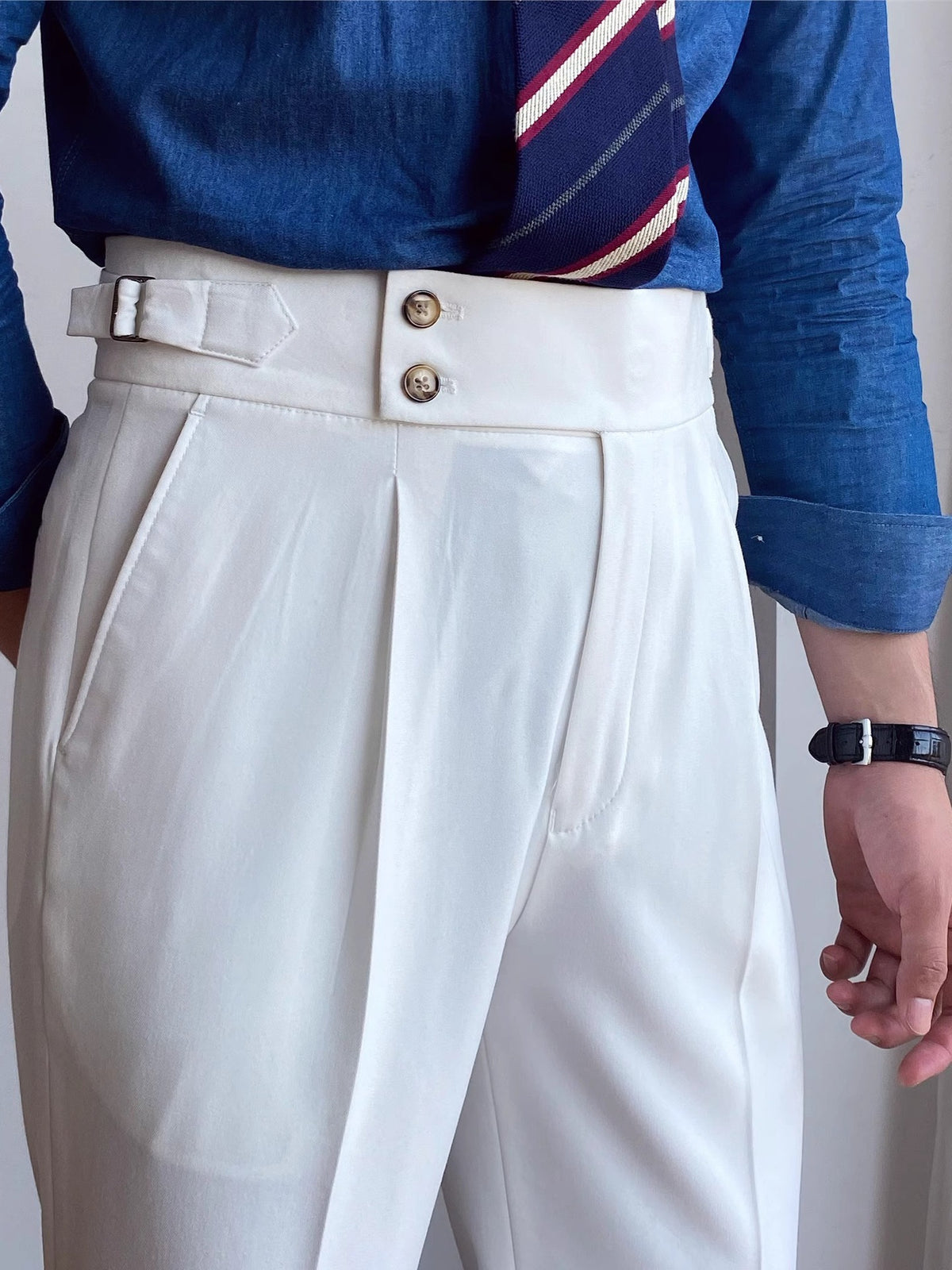 The Mayfair Pleated Trousers