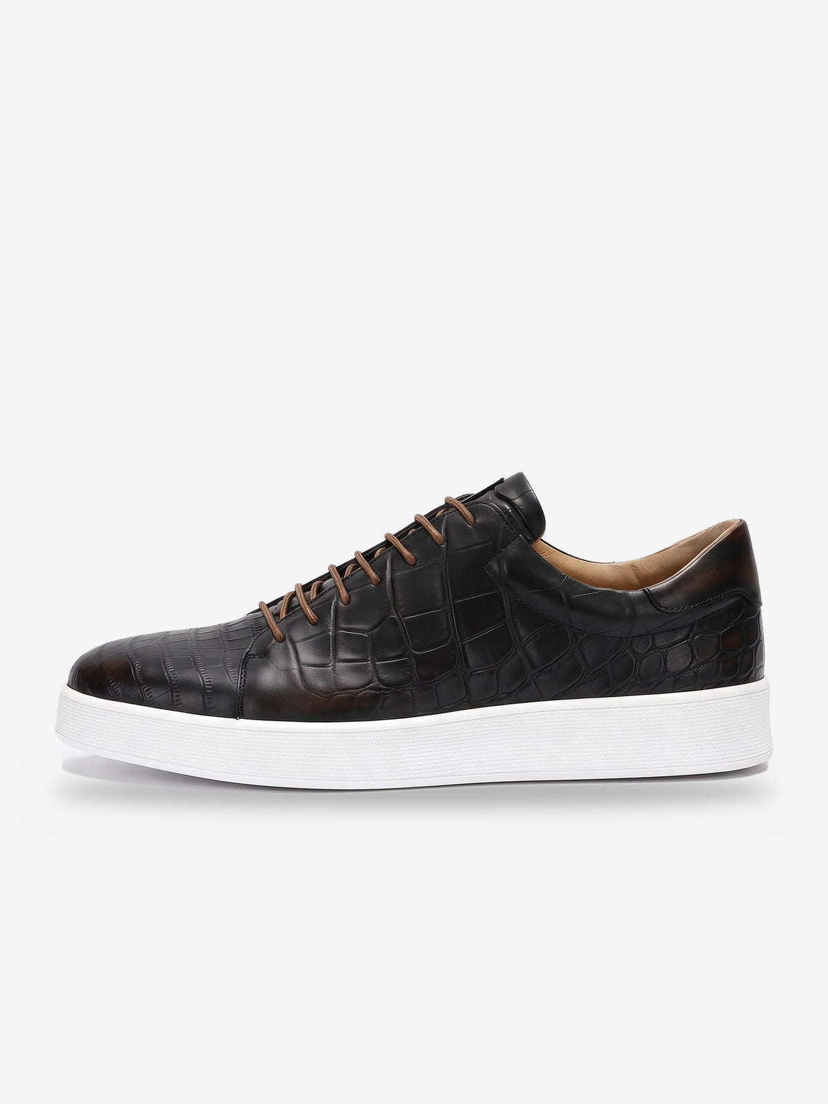 The Belgravia Leather Lace-Up - Black - packshot