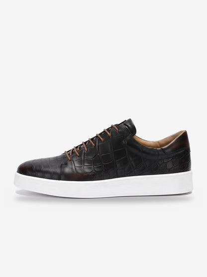 The Belgravia Leather Lace-Up - Black - packshot