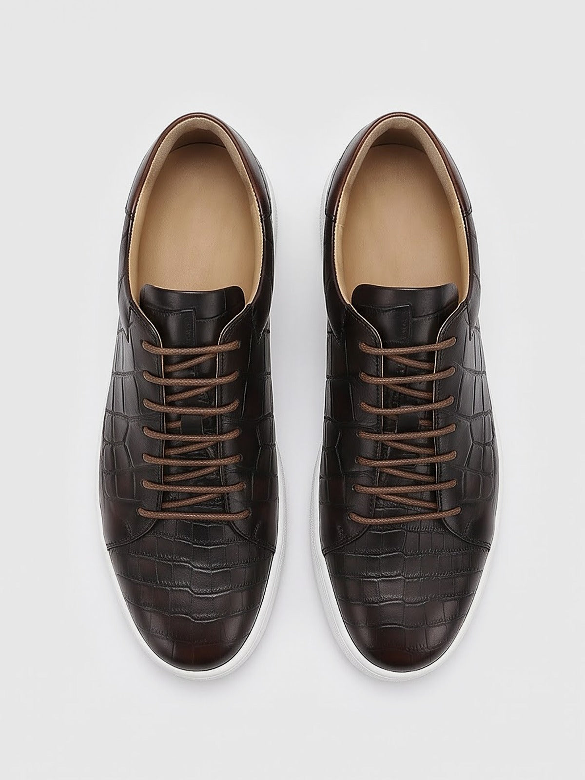 The Belgravia Leather Lace-Up - Black - front