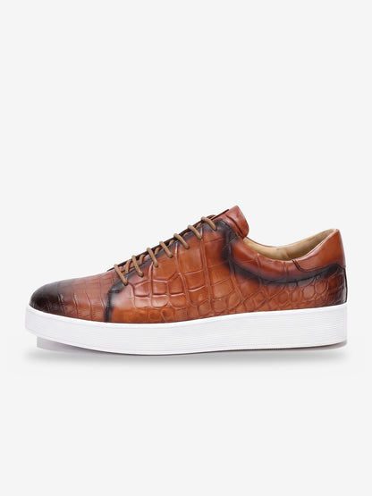 The Belgravia Leather Lace-Up - Brown - packshot