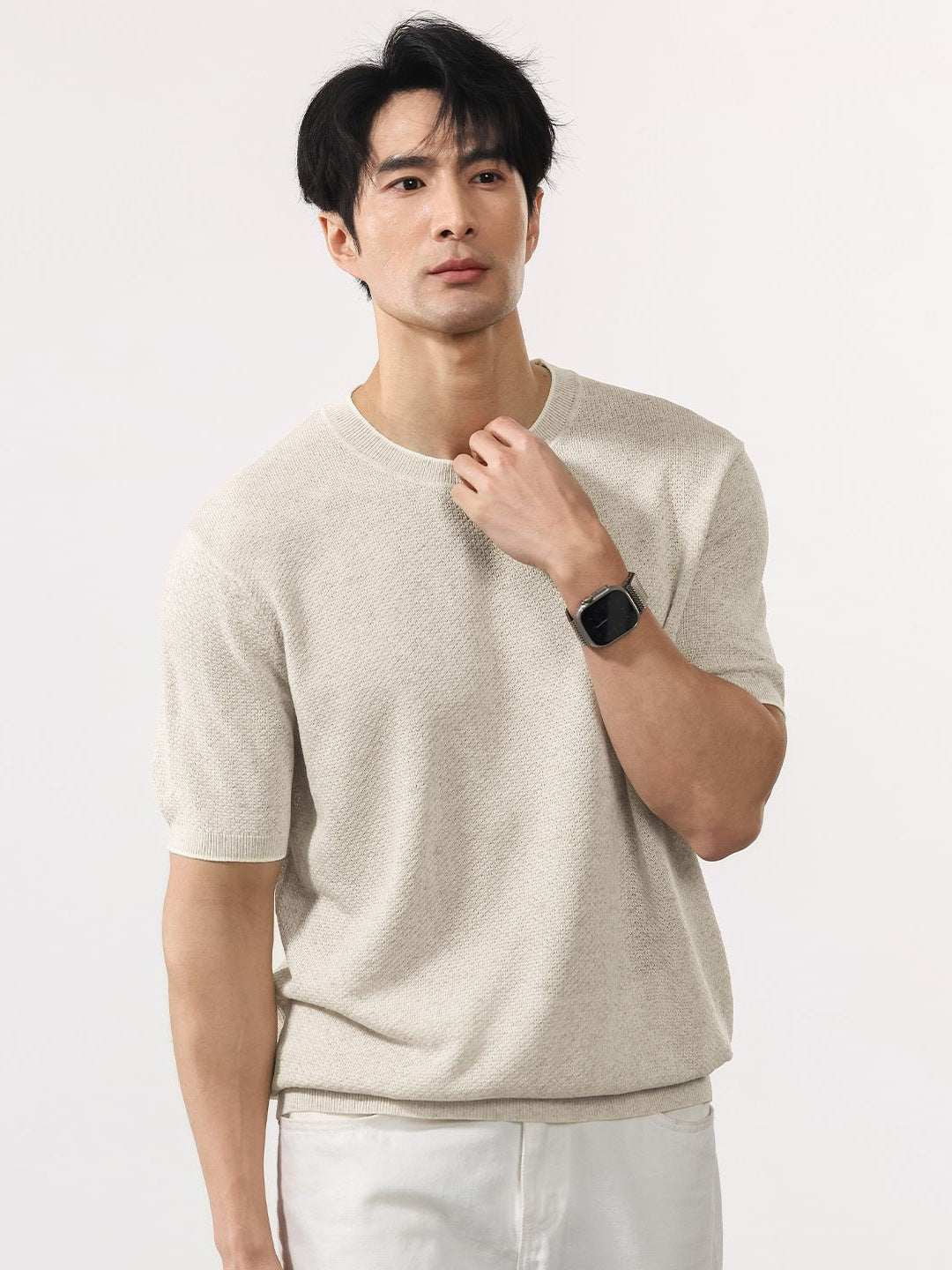 The Essential Linen-Blend Tee