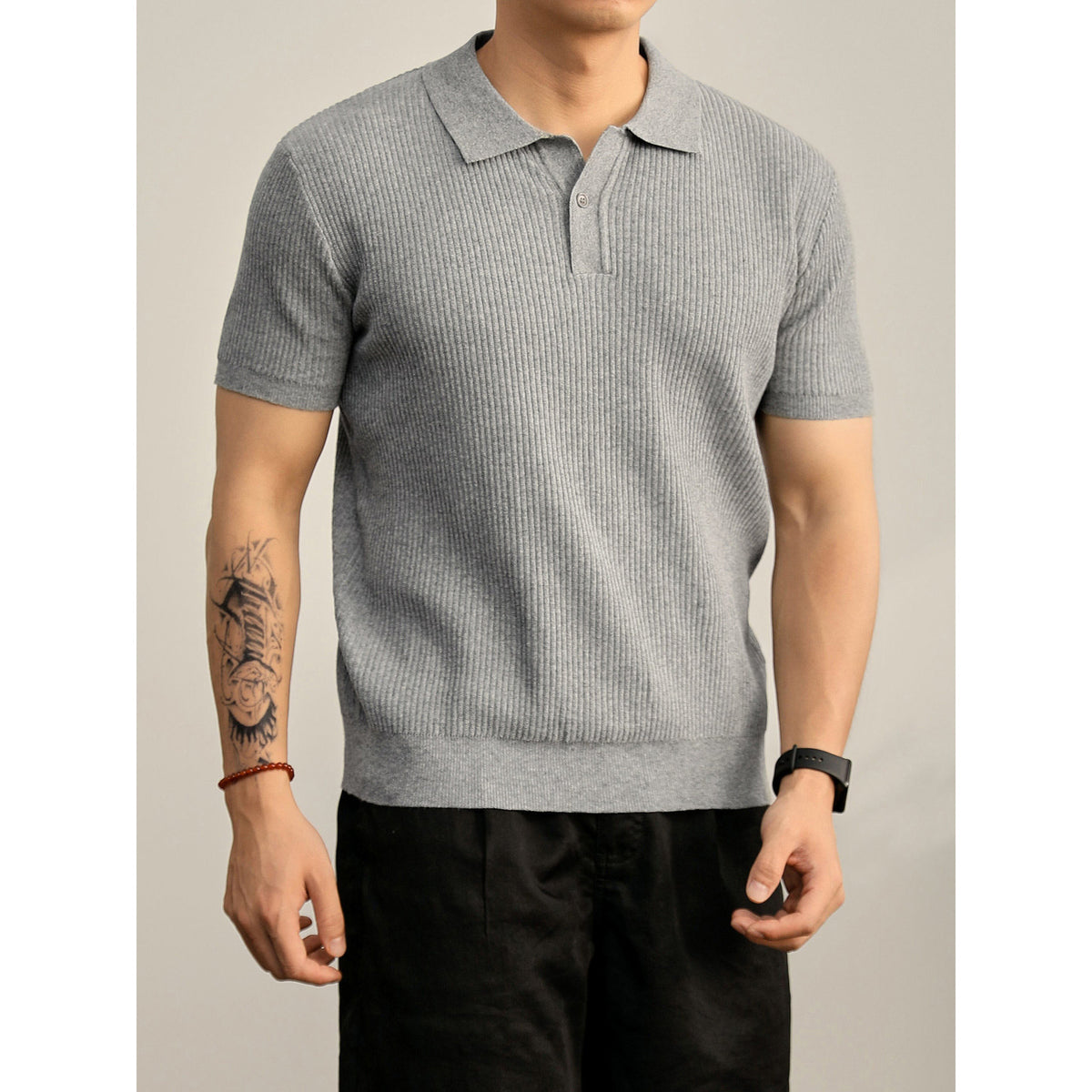 The Amalfi Textured Knit Polo