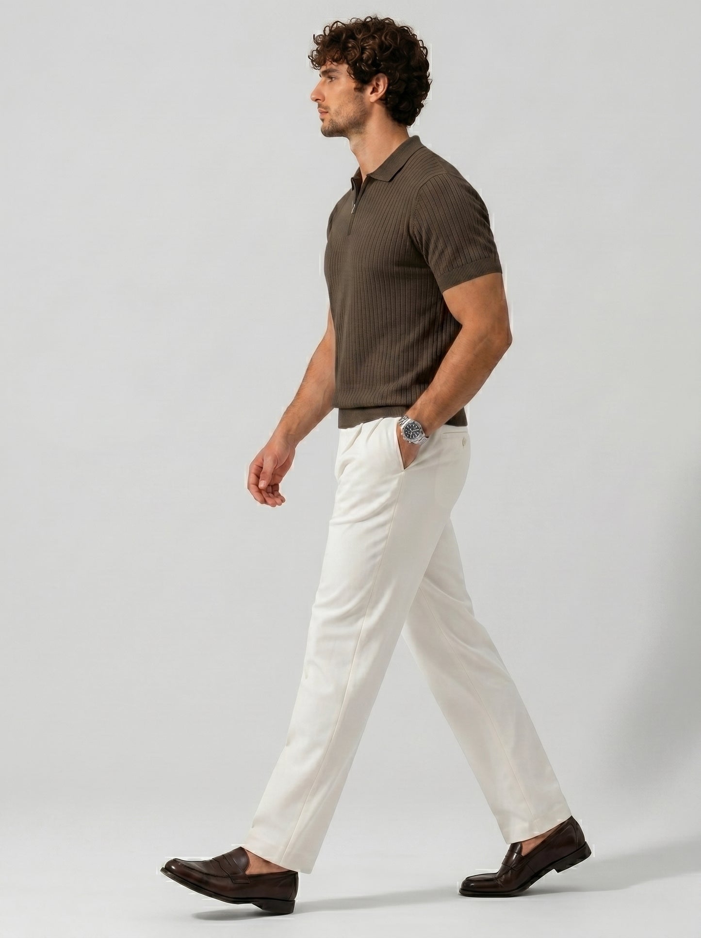 THE MONACO ZIP POLO