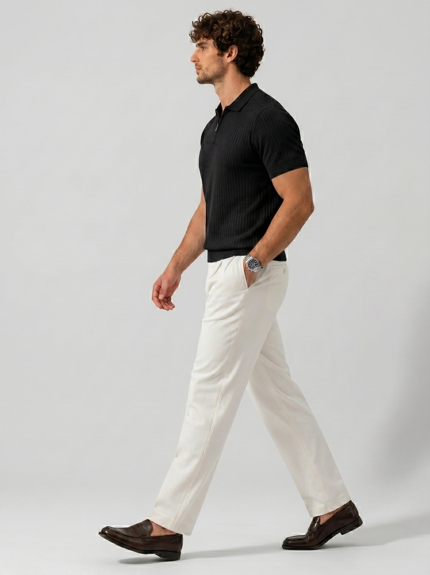 THE MONACO ZIP POLO