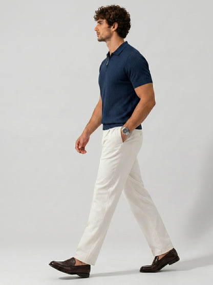 THE MONACO ZIP POLO
