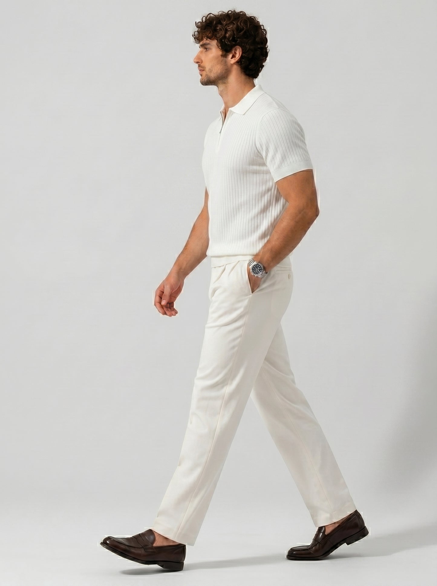 THE MONACO ZIP POLO