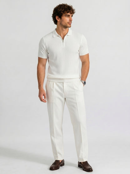 THE MONACO ZIP POLO