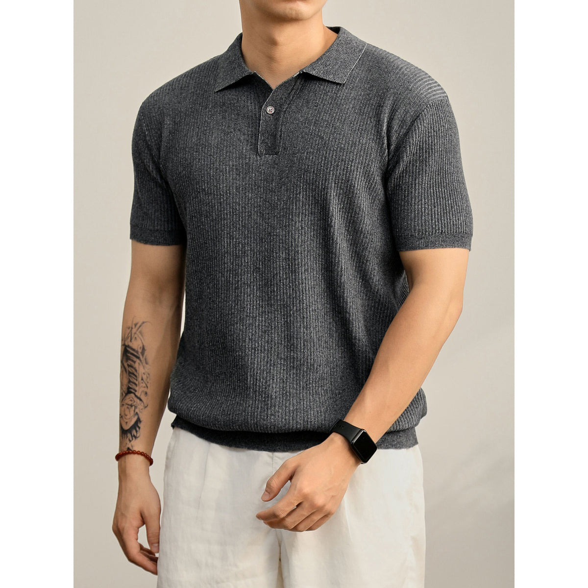The Amalfi Textured Knit Polo