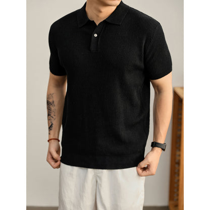 The Amalfi Textured Knit Polo