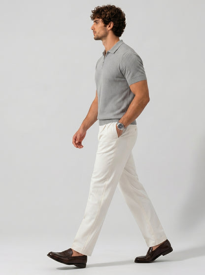 THE MONACO ZIP POLO