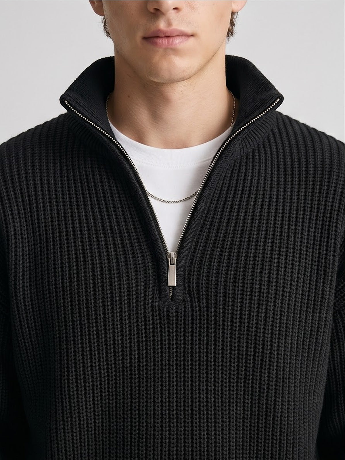 The Alpine Half-Zip Knit