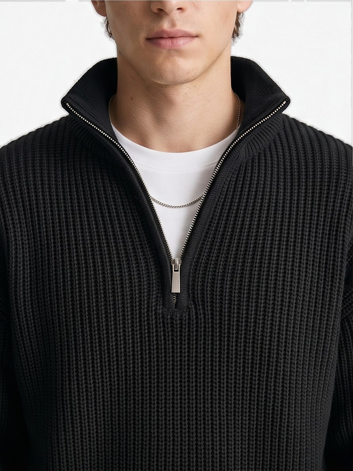 The Alpine Half-Zip Knit