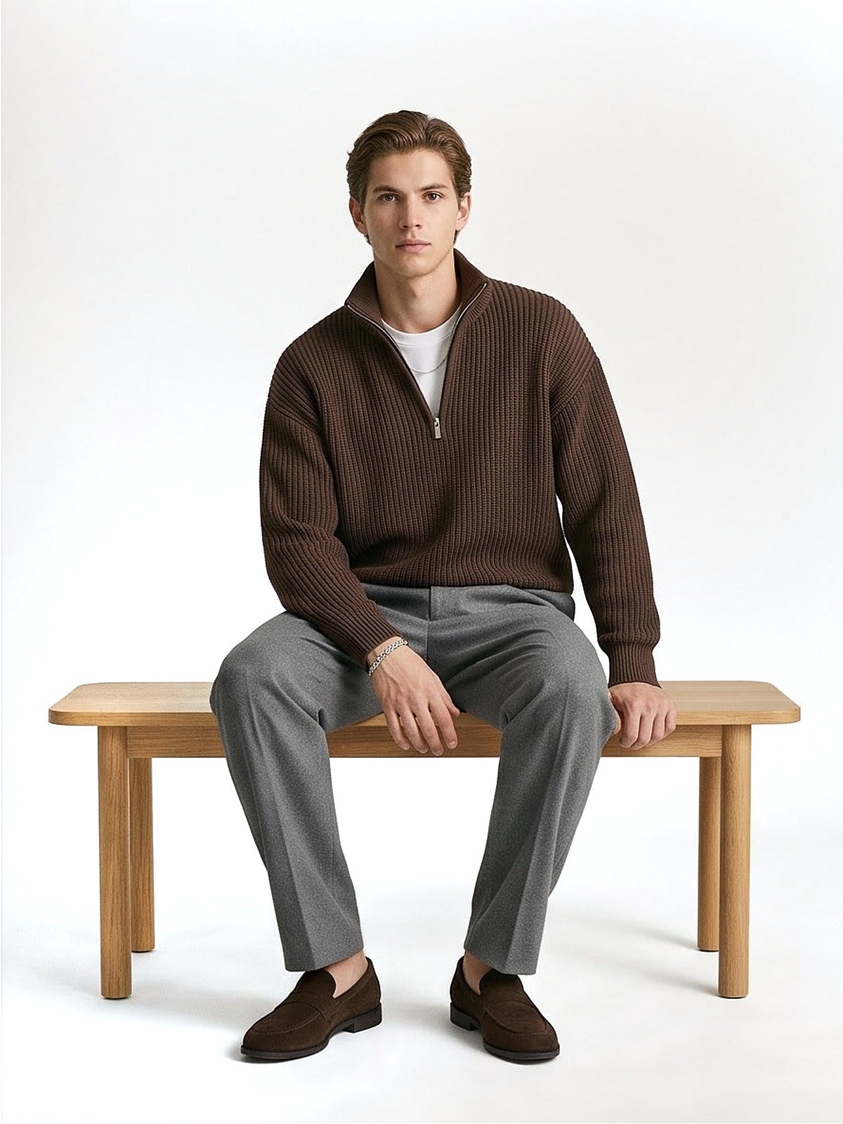 The Alpine Half-Zip Knit