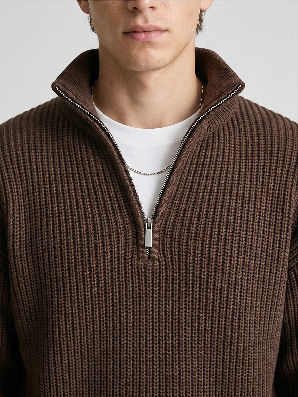 The Alpine Half-Zip Knit