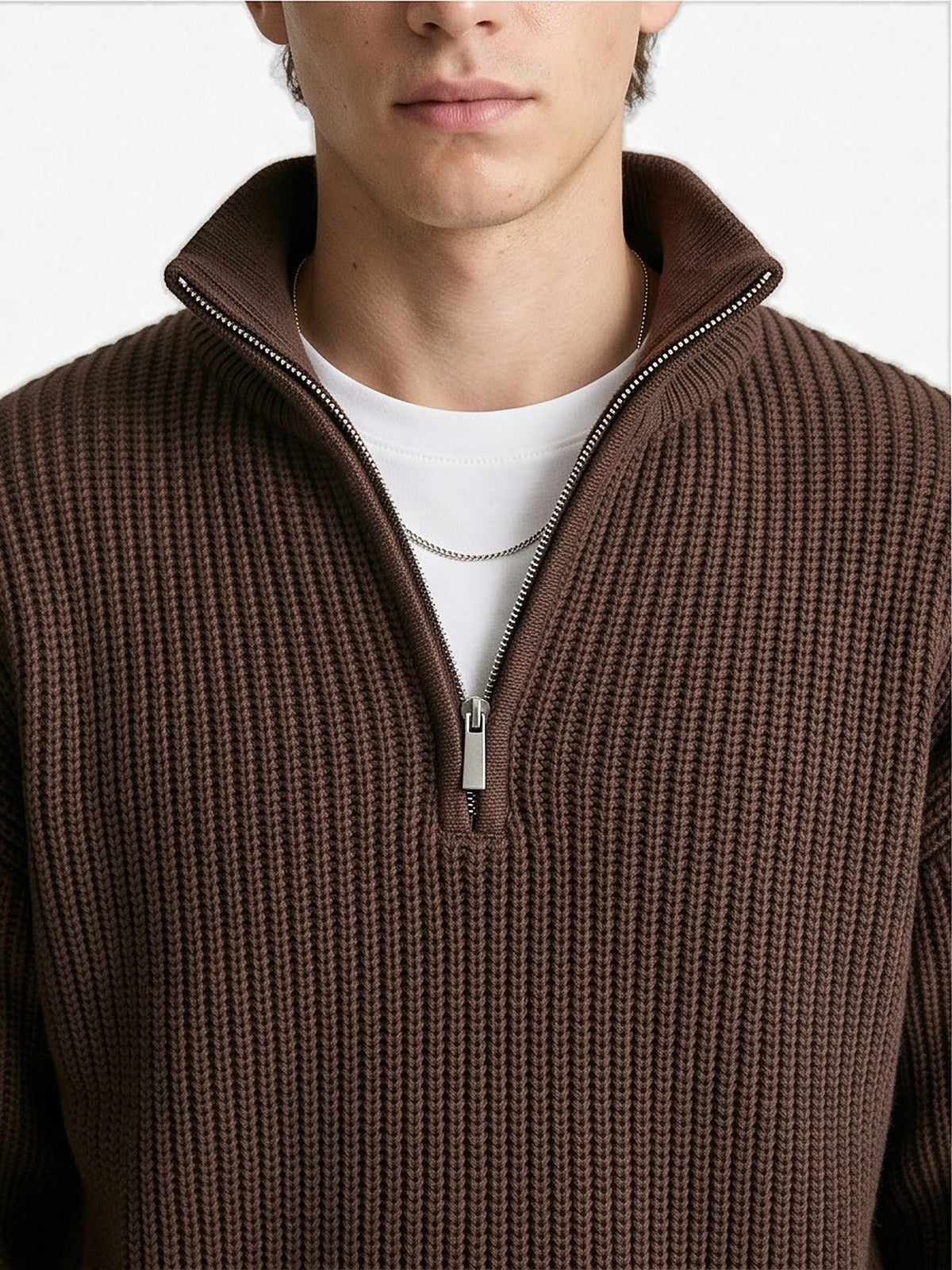 The Alpine Half-Zip Knit