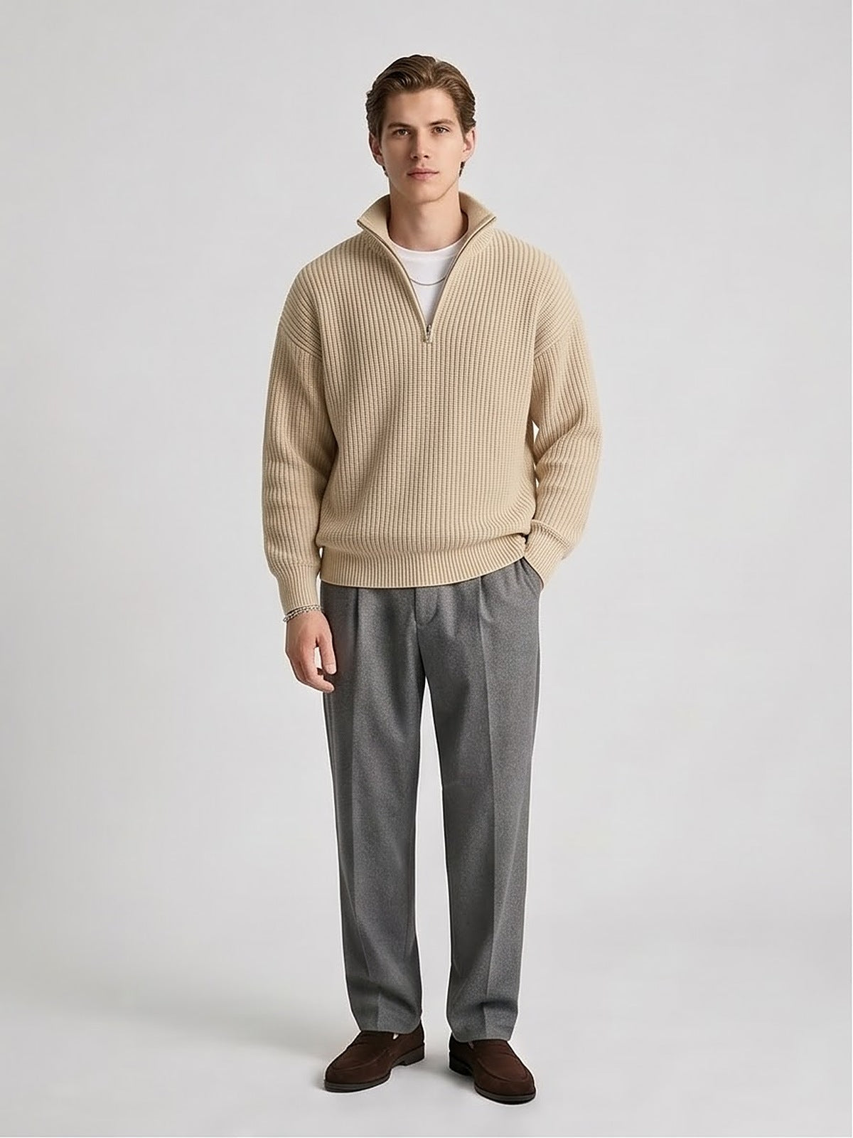 The Alpine Half-Zip Knit