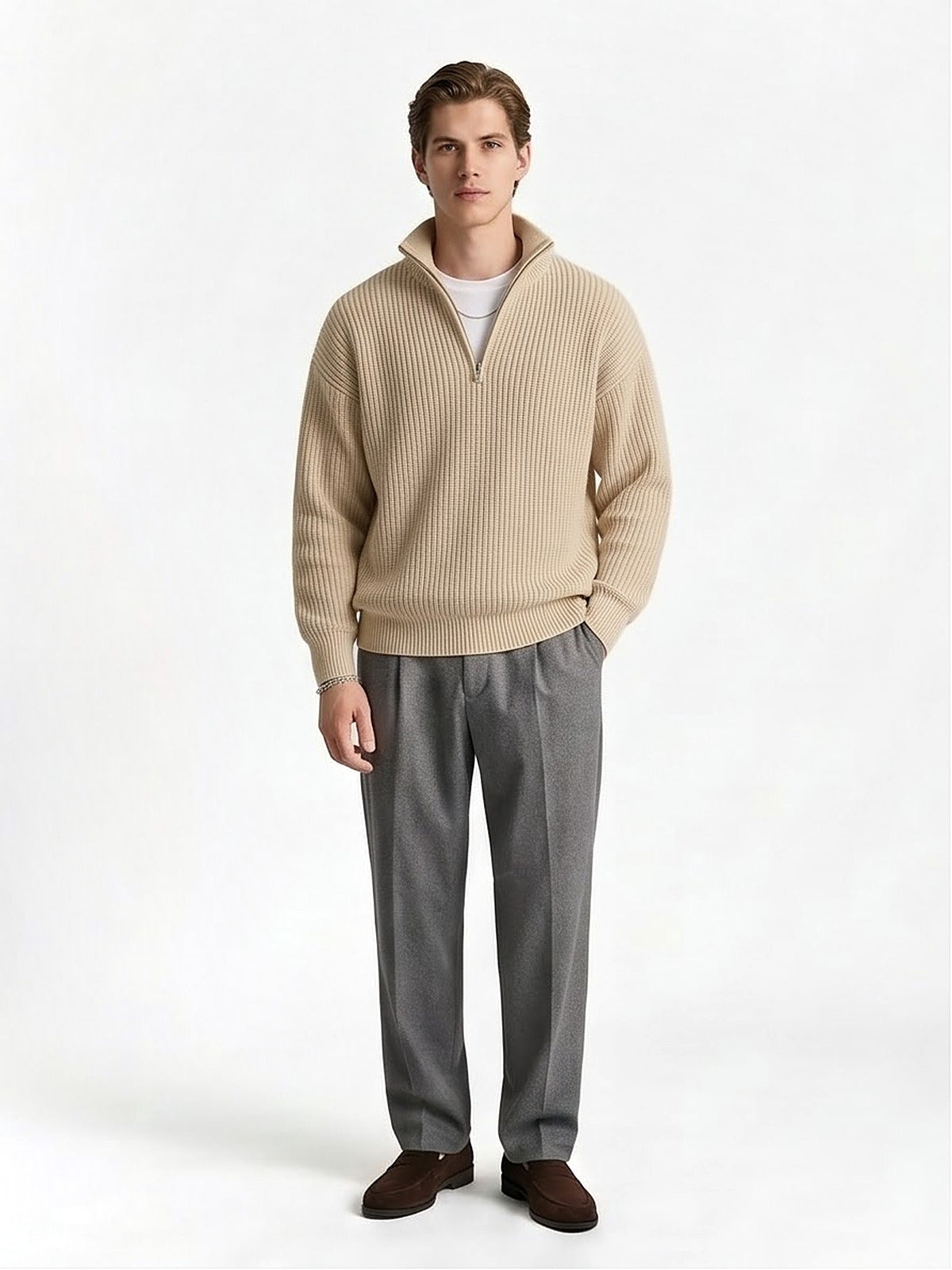 The Alpine Half-Zip Knit
