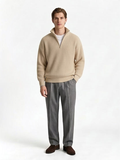 The Alpine Half-Zip Knit