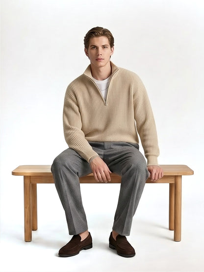 The Alpine Half-Zip Knit