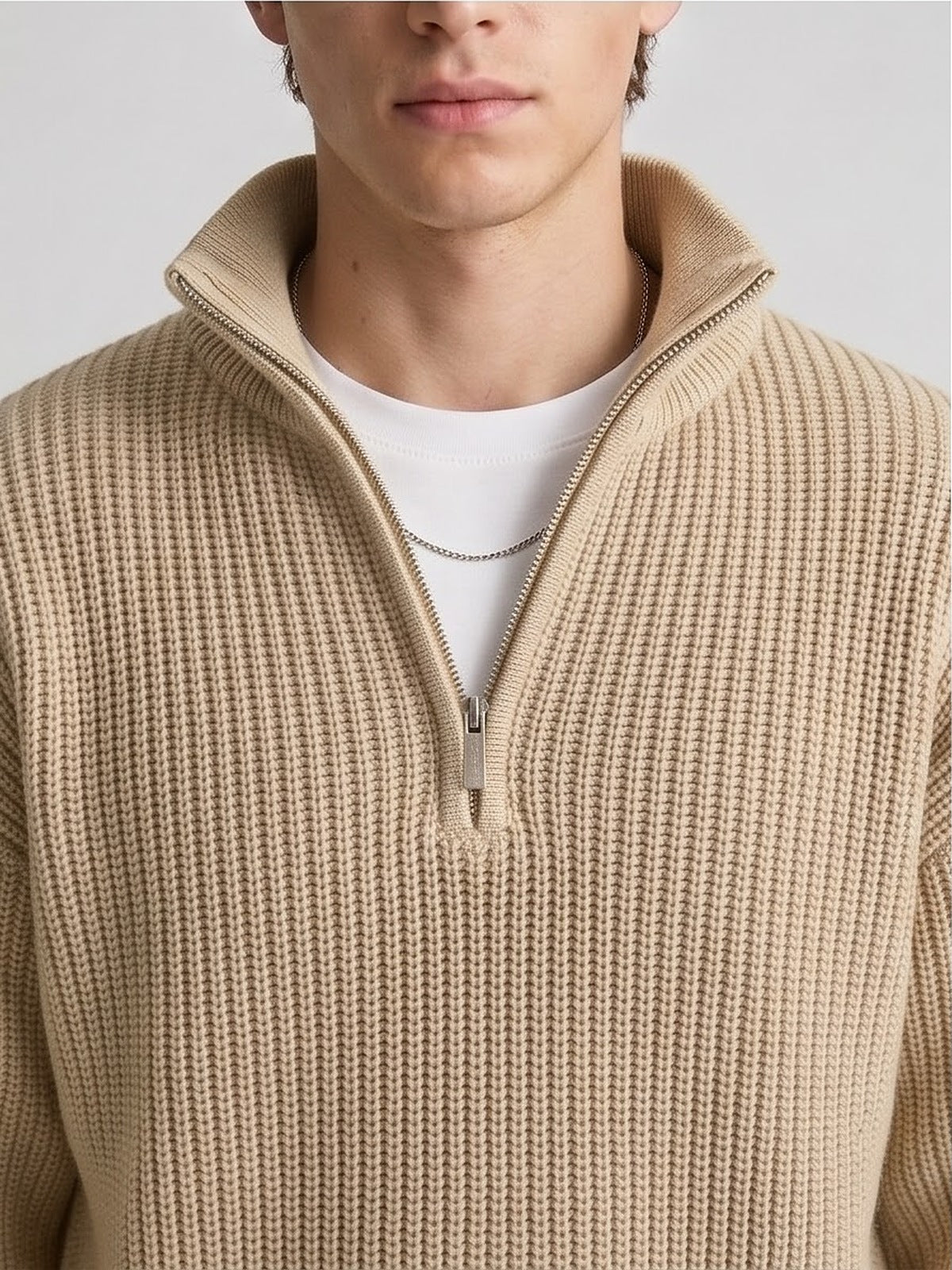 The Alpine Half-Zip Knit