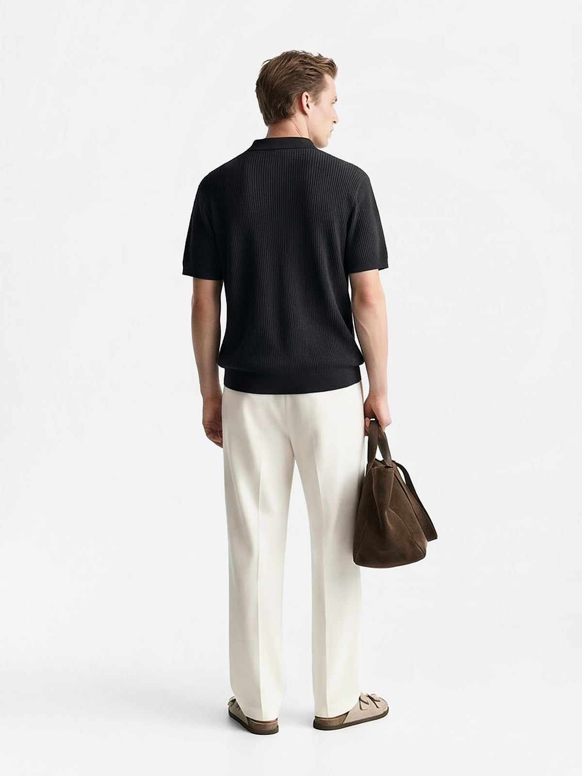 the-amalfi-textured-knit-polo-black-4-back