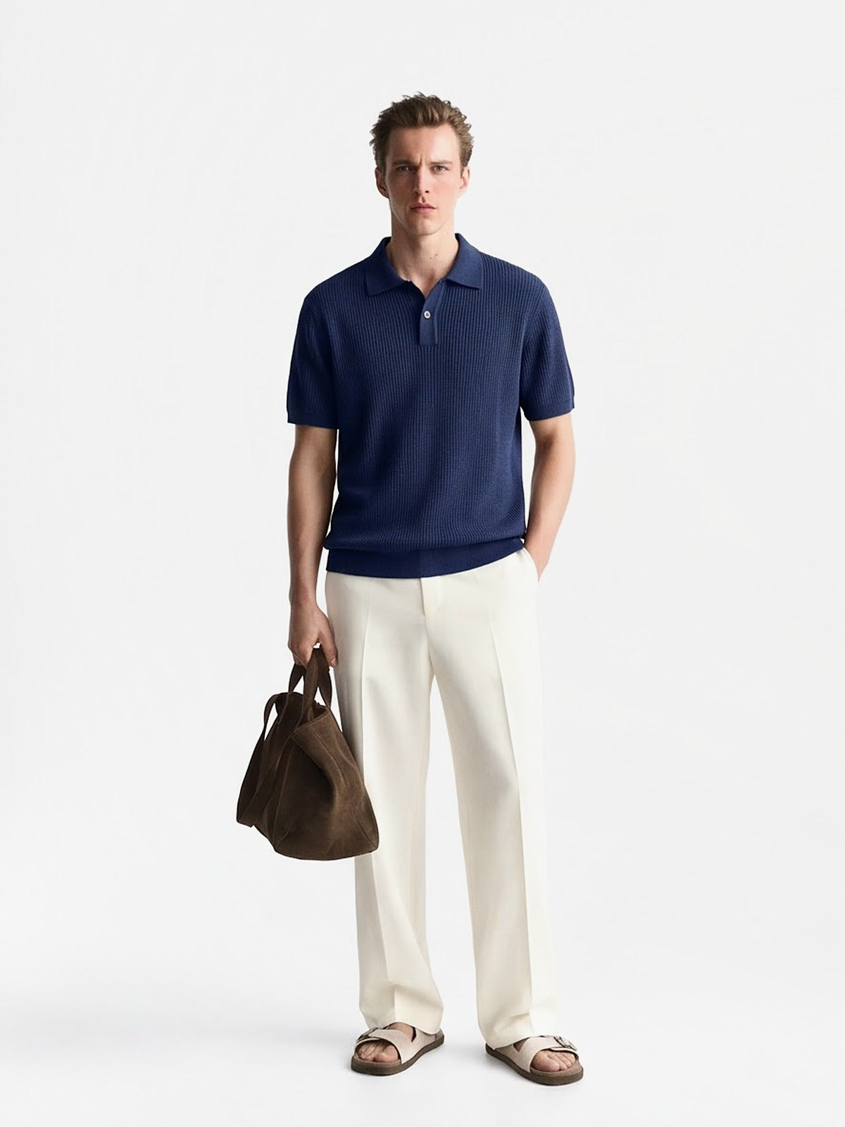 the-amalfi-textured-knit-polo-miami-blue-1-front
