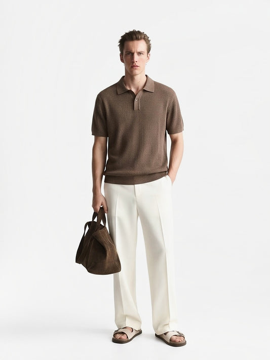 the-amalfi-textured-knit-polo-textured-brown-1-front