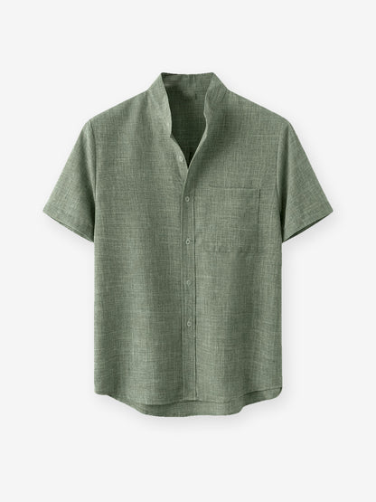 the-cannes-band-collar-shirt-sage-0-packshot