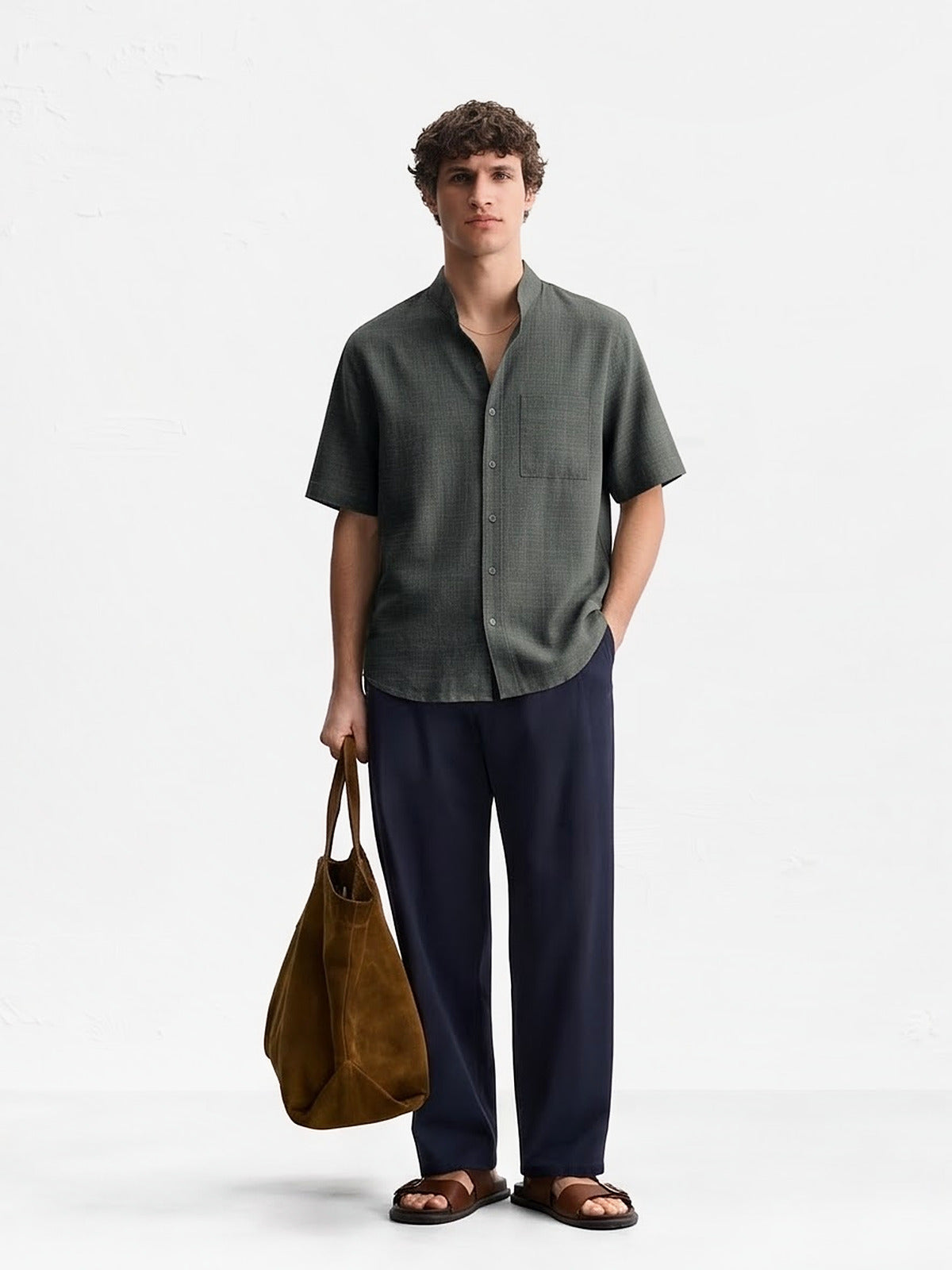the-cannes-band-collar-shirt-slate-green-1-front