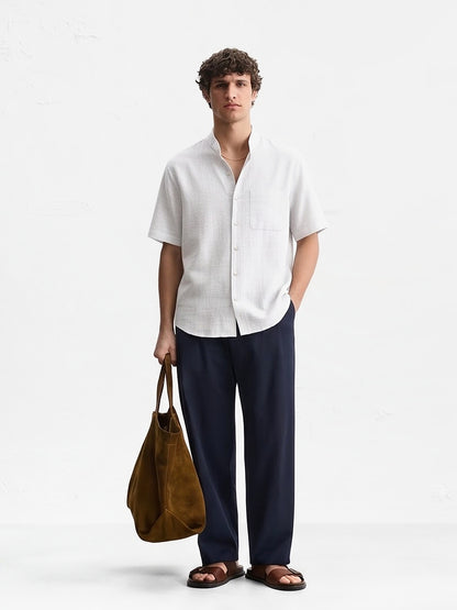 the-cannes-band-collar-shirt-white-1-front