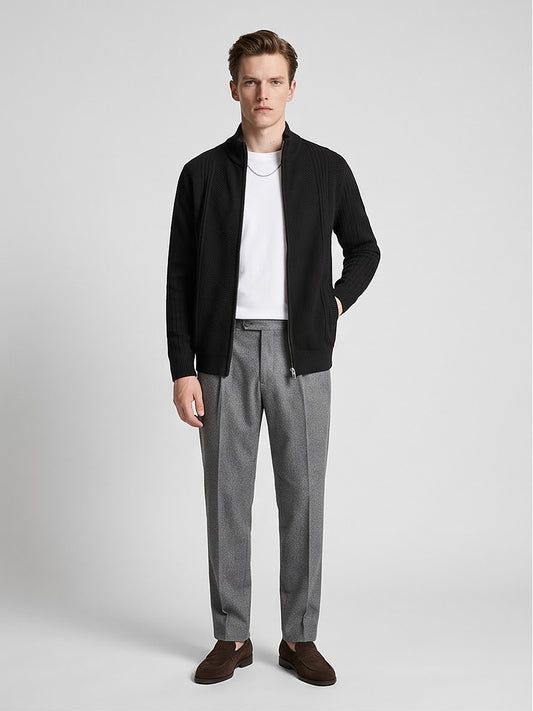 The Chamonix Zip Knit Cardigan