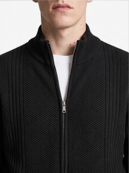 The Chamonix Zip Knit Cardigan