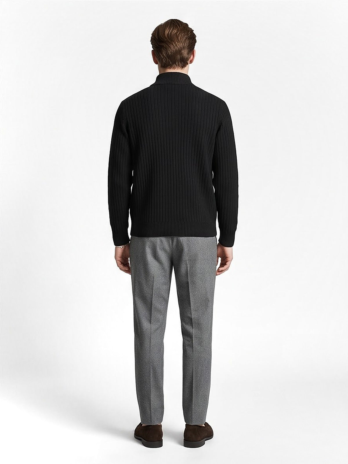 The Chamonix Zip Knit Cardigan