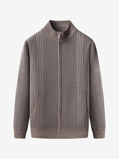 The Chamonix Zip Knit Cardigan