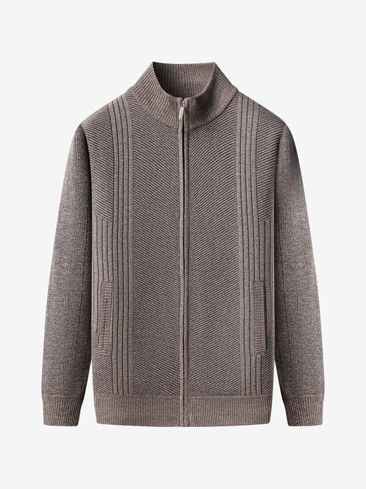 The Chamonix Zip Knit Cardigan