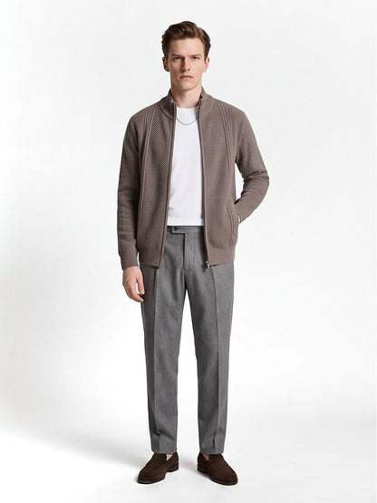 The Chamonix Zip Knit Cardigan