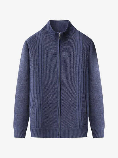 The Chamonix Zip Knit Cardigan